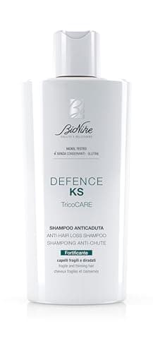 Bionike Defence KS Tricocare - Shampoo Anticaduta per Capelli Fragili e Diradati, Azione Nutriente e Idratante, Deterge Delicatamente e Contrasta lo Stress, 200 ml