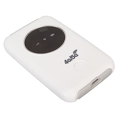 Jectse Modem WiFi USB 4G LTE, Router 4G Portatile WiFi 5G Sbloccato con Slot per Scheda SIM, 300 Mbps 10 Dispositivi Utenti Mini Hotspot Mobile WiFi Integrato 3200MAh, Hotspot Mobile