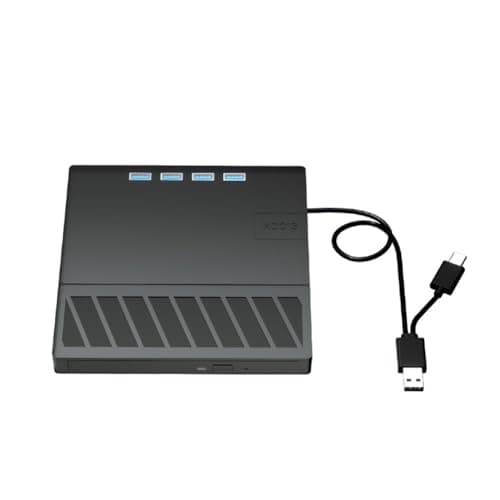 LYEAA Unità ottica Blu-ray esterna 7 in 1 USB 3.0 Tipo C Lettore masterizzatore CD/DVD/BD -/+RW con porta SD/TF per PC