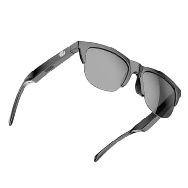 NONDK Nuovi Occhiali da Sole Intelligenti Bluetooth V5.3 Occhiali Chiamate Cuffie per Sport All'aperto HiFi Tecnologia Nera Anti-Touch UV