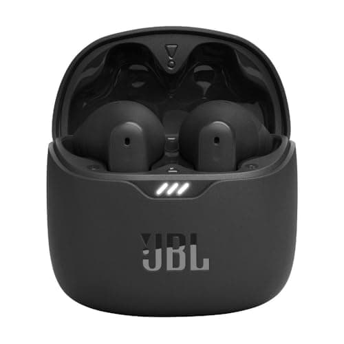 JBL Tune Flex TWS Auricolari In Ear True Wireless Bluetooth, con Cancellazione Attiva del Rumore, Bassi Potenti, Impermeabili IPX4, 8+24 Ore di Autonomia Combinata, Custodia di Ricarica, Nero