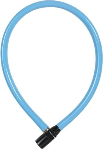 ABUS Blocca cavo 3406K - Cavo in acciaio lungo 55 mm con rivestimento plastica bicicletta livello di sicurezza 1- Assortito (blu, arancione, rosso, rosa, grigio o verde)