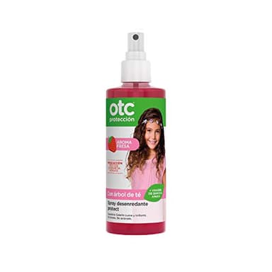 OTC Antipidocchi - Spray Districante Protettivo - Profumo di Fragola - Protegge, Districa e Idrata i Capelli - Uso Quotidiano - Da 1 Anno in su - Flacone da 250 ml