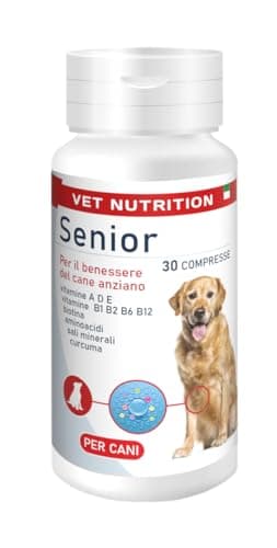 SENIOR, Integratore Multivitaminico per Cani e Gatti Anziani, 30 compresse appetibili