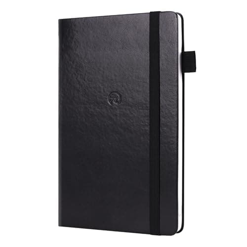 Yuan Smart Notebook, Smart Writing System, Taccuino Intelligente, Sistema di Scrittura Intelligente, Pagine a Righe e Chiusura Elastica, Notebook Digitale con Copertina Rigida, 13 x 21 cm, Nero