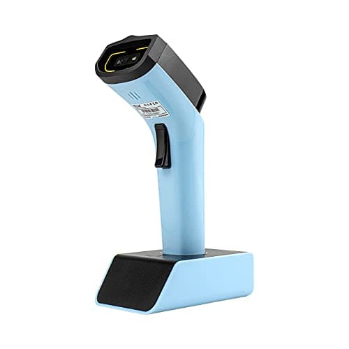 NETUM DS7500 Scanner di codici a barre 2D wireless Bluetooth, lettore di codici a barre con dock di ricarica, funziona con MAC OS, Windows, iOS, Android, trasferimenti fino a 50 metri