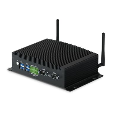 WEIDIAN Fanless PC Mini PC Industriale Win 11 Pro 16GB RAM 512GB SSD Core i7 10810U Mini Computer 2HD DP, GPIO, WiFi5 BT, 6USB, 2x RS232/422/485 Computer industriale Supporto RAID, Wake On Lan