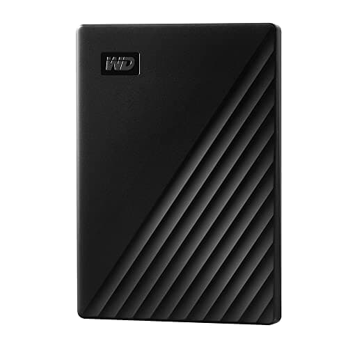 WD 2TB My Passport HDD portatile USB 3.0 con software per gestione di dispositivi, backup e protezione tramite password - funziona con PC, Xbox X, Xbox S, PS4 and PS5 - Nero