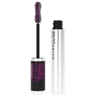 Maybelline New York Mascara Falsies Lash Lift, Effetto laminazione delle ciglia, Scovolino a doppia curva per volumizzare e incurvare, Extra Black, 9,4 ml