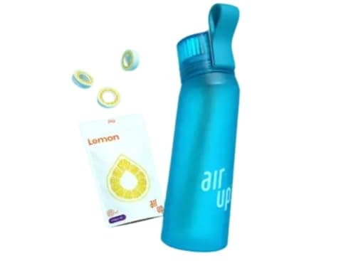 AIR UP Borraccia Originale 650ml 3 Pods (Borraccia Blu Oceano 650ml)