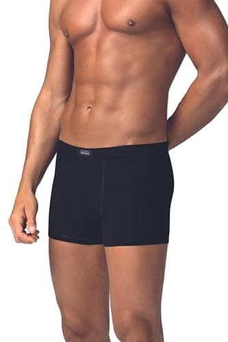 Liabel | 6 Boxer Uomo Cotone Elasticizzato Mutande Uomo Cotone Traspirante Set Mutande Uomo Colorati Bianco Nero e Colorati Underwear Uomo Kit Boxer No Stress (M, Assortito)