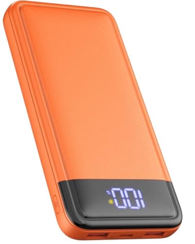 Power Bank, Slimmest 22.5W Powerbank 13800mAh PD3.0 USB C (Ingressi/Uscite), Caricatore Portatile Ricarica Rapida Batterie Esterna Compatibile iPhone 16 15 14 13 12 11 Huawei etc.(Arancione)