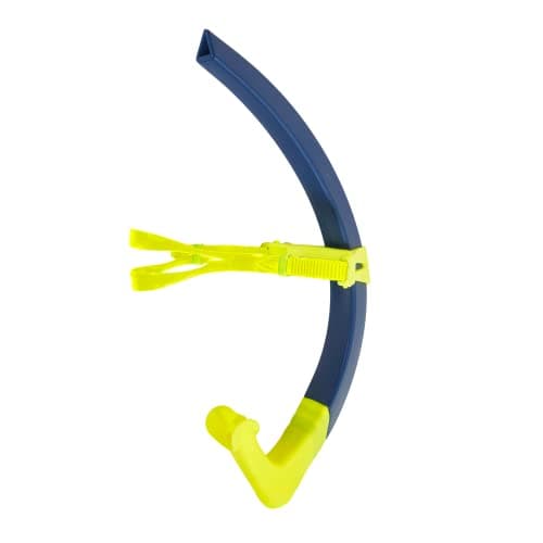 Aqua Sphere Focus Snorkel, Snorkels Unisex-Adult, Navy Bright Yellow, Taglia Unica