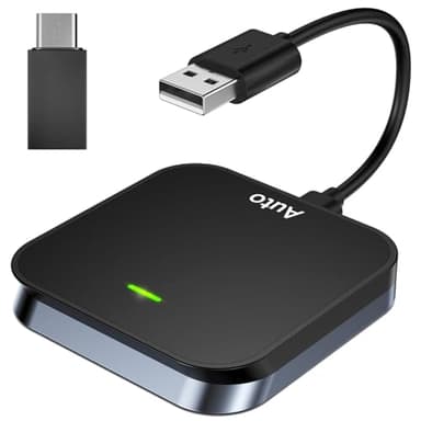 Volam Adattatore Wireless Per Android Auto, Adattatore Converti Wired in Wireless Android Auto,Plug And Play, Senza Latenza Per A-ndroid 11+, veicolo Del 2016+