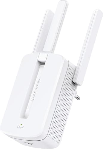 Mercusys TP-Link MW300RE Ripetitore Wireless Wifi Extender e Access Point, Velocità Single Band 300 Mbps, Tre Antenne Esterne, Tecnologia Mimo, Potenzia Copertura Wi-Fi