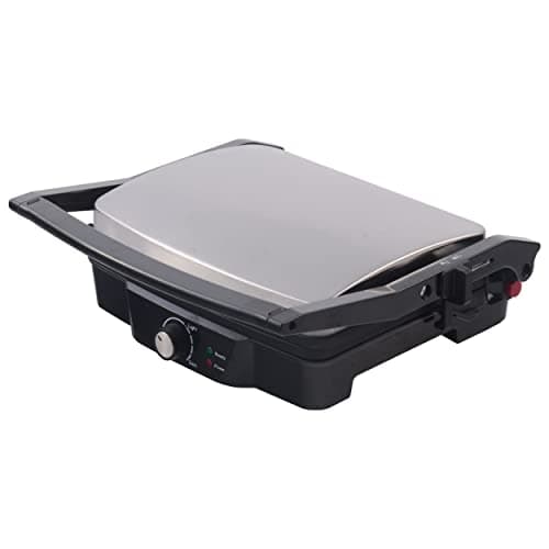 Ardes AR1S30 SFIZIO MAXI Piastre Rigate Antiaderenti Basculanti Griglia Elettrica Apertura 180° per Toast, Panini, Hamburger, Hot Dog