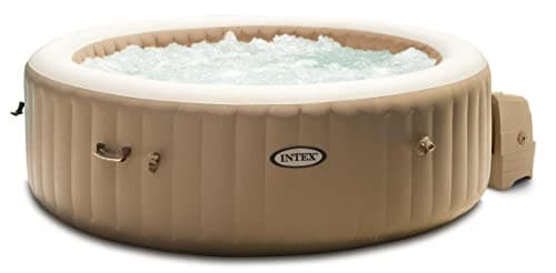 Intex Idromassaggio idromassaggio Pure SPA, diametro 196 cm x 71 cm, per 4 persone, capacità 795 l, beige, 28426
