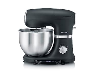 SEVERIN KM 3898 Impastatrice per Dolci, Pane e Pizza, Robot da Cucina da 1000 W Fino a 3 kg di Impasto, Robot da Cucina Multifunzione con Gancio per Impasto, Frusta e Sbattitore