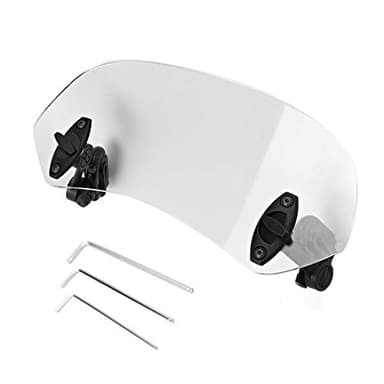 DEWIN Parabrezza per Moto,Deflettore d'aria Universale per Moto Frangivento Moto Parabrezza Deflettore del Vento del Parabrezza del Motociclo Accessori per Moto