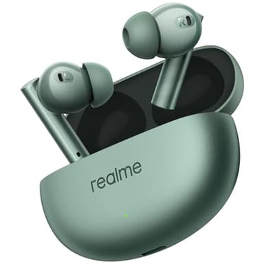 realme Buds Air 6 TWS Auricolari in-ear, Driver bassi profondi 12,4 mm, auricolari True Wireless, 40 ore di riproduzione, ricarica rapida, 50 dB ANC, LHDC 5.0, resistente all'acqua, 6 microfoni ENC,