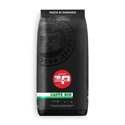 Caffè Pascucci | Caffe In Grani Per Macchina Espresso Moka E Caffè Filtro Miscela Bio Tostatura Chiara Caffe In Grani 1 Kg Pacchetto Salva Aroma Chicchi Caffe Torrefatti Per Espresso Intenso