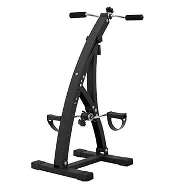 Pedaliera Braccia Gambe FMMD408N Riabilitazione Dual Cycle Mini Bike Ginnastica Passiva Cyclette Manubrio Display Bici da Camera Casa Home Gym