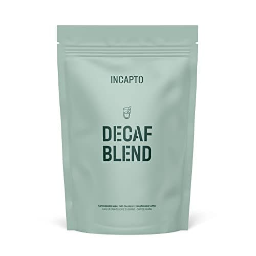 Incapto Caffè Decaffeinato in Grani | Miscela 100% Arabica dal Brasile | Swiss Water Decaf Process - Decaffeinato Naturalmente ad Acqua | Confezione 500g