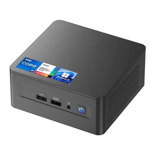 NUC adatto per Intel NUC 12 Pro, ASUS NUC 12 Pro Wall Street Canyon Mini PC, i7-1260P, 32GB RAM, 1TB SSD, Win 11 Pro, 8K/4K, Quad-Display, Ethernet Gigabit, Wi-Fi 6E, Bluetooth 5.3 (NUC12WSHi7)