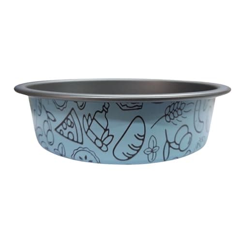 Terryshop74 Teglia Mini Teglie per friggitrice ad aria, airfryer, Alluminio antiaderente Riutilizzabili, antiaderenti belle comode capienti anche per piccole porzioni (Azzurra, Conica 18 cm)