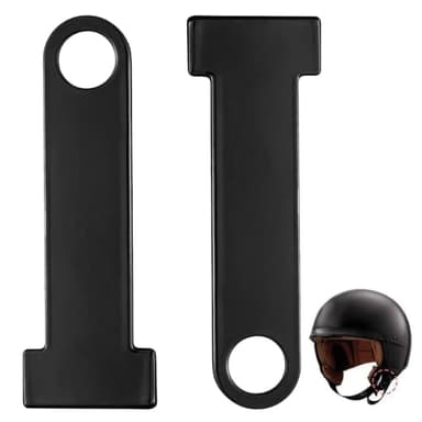 GXGM Lucchetto Casco Moto,Chiusura a Fibbia a Sgancio Rapido per Casco Moto, 2 PCS Fibbie Lucchetto Casco Dispositivo Intelligente Antifurto Moto