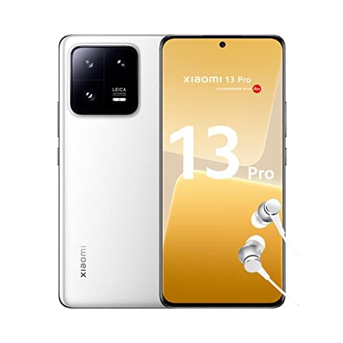 Xiaomi 13 Pro - Smartphone 12+256GB, WQHD+ dynamic 120Hz AMOLED 6.73", Snapdragon 8 gen 2, Leica main camera, 120W HyperCharge, 4820mAh, Ceramic White (IT + 2 anni garanzia)