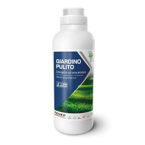 TOVER, Giardino Pulito, Detergente concentrato per erba sintetica, Azione igienizzante, Raccomandato in presenza di cani e animali domestici, 1 unità, 1 L