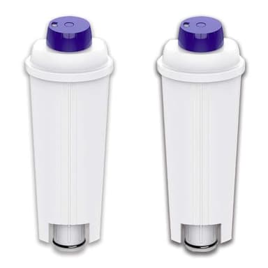 DL SERVICE Filtro Addolcitore compatibile con DeLonghi ECAM, ESAM, ETAM, BCO Serie, Filtro Acqua per Macchina da Caffè, 2 PEZZI (2)