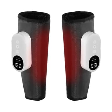 LAOBEN Massaggiatore Per Gambe Con Riscaldamento, 3 Modalità, Design Di Ricarica USB-C, Massaggiatore Muscolare Per Gambe E Polpacci, Ottimo Regalo Per Genitori, Persone Care E Amici（Un Paio）