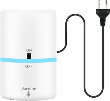 Pompa Sottovuoto Vestiti Portatile, 35W 220V Pompa Elettrica per Sottovuoto Vestiti, Pompa per Vuoto Elettrica, Pompa per Vuotocon Un'aspirazione Ultra Potente di 4,0 kPa