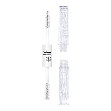 e.l.f. Clear Brow & Lash Mascara, lucido, leggero, facile da usare, rivitalizza e dona alle sopracciglia una tenuta morbida e flessibile per tutto il giorno, compatto 2,5 mL, crystal (trasparente)