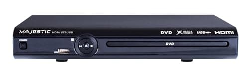 Majestic HDMI-579, Lettore DVD-MPEG 4 con uscita HDMI e ingresso USB, Nero