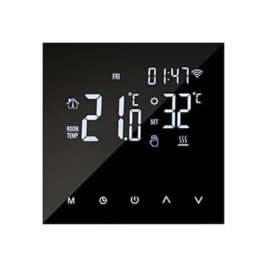 WiFi Smart Termostato per Riscaldamento Digitale, Controllo della Temperatura Cellulare, Controllo App Touchscreen, Display LCD, programmabile