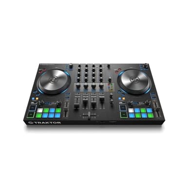 Native Instruments Traktor Kontrol S3 - Controller DJ a 4 canali, 16 pad, scheda audio integrata, traktor Pro 4
