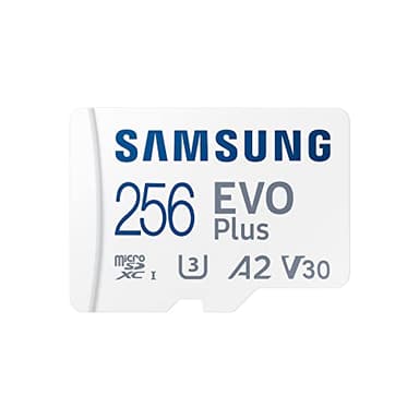 Samsung Scheda di memoria Evo plus 256 GB microSD SDXC U3 classe 10 A2 130 MB/S con adattatore versione 2021 (MB-MC256KA/EU)