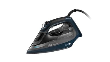 Braun TexStyle 9 SI9682 DB Ferro da stiro a vapore con tecnologia FreeGlide 3D, vapore verticale, funzione anti-goccia, funzione autopulente, apertura 330 ml, 260 g/min, 3200 W, blu scuro