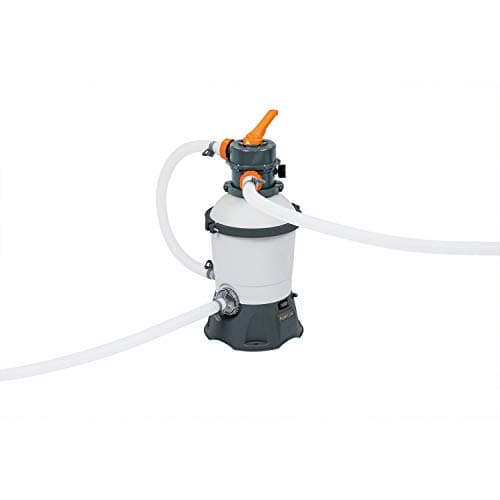 Bestway Pompa Di Filtraggio A Sabbia Flowclear 58515, Portata 1100 L/H Per Piscine Fuori Terra, Bianco