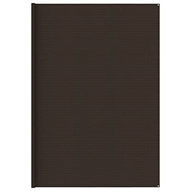 ARKEM Tappeto da Tenda 400x500 cm Marrone,Stuoia Campeggio-Tappeto da Campeggio,Pavimento Ideale per Veranda