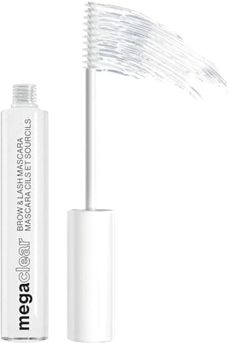 Wet n Wid Mega Clear Mascara, Mascara Trasparente per Ciglia e Sopracciglia, Formula Idratante con Vitamina E e Proteine della Soia, Effetto Naturale e Nutriente, Tonalità Clear