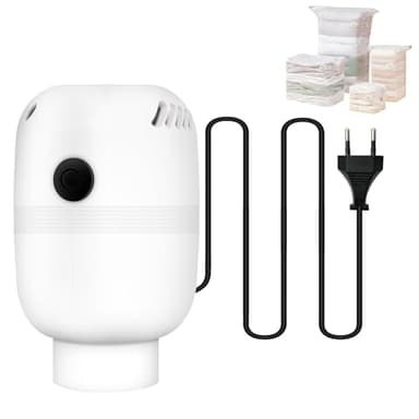 CKCLR Pompa ad Aria Elettrica, Pompa Elettrica a Sacco Compresso, Pompa ad Aria Elettrica da 35 W per Sacco a Vuoto, Pompa a Compressione del Vuoto Pompa ad Aria di Aspirazione 4500Pa