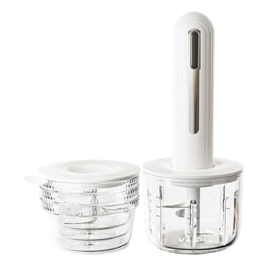 Ahuuen Frullatore Per Alimenti Per Bambini,Taglia Carne Compatto | Tritacarne Elettrico Sicuro Lavastoviglie per Preparazione Pasti, Frutta, Alimenti per Bambini, Verdura