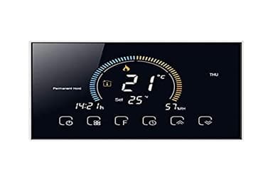 T-storm Termostato Smart Wi-Fi per riscaldamento - contatto pulito - con display LCD a colori adatto a scatola 503 - compatibile con Alexa e Google Home e IFTTT - aggiornamento firmaware marzo 2021