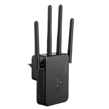 Ripetitore Wifi Potente Per Casa, Amplificatore WiFi Potente Extender WiFi 1200Mbps 5GHz & 2.4GHz Dual Band con Porta WAN, Porta LAN, Compatibile con Modem Router