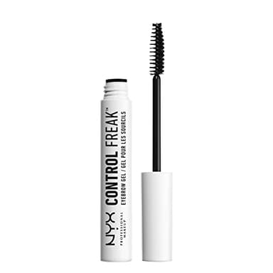 NYX Professional Makeup Gel per sopracciglia Control Freak, Mascara con gel fissante trasparente, Sopracciglia domate e definite, Non appiccica, Nessun residuo, 10 ml