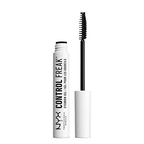 NYX Professional Makeup Gel per sopracciglia Control Freak, Mascara con gel fissante trasparente, Sopracciglia domate e definite, Non appiccica, Nessun residuo, 10 ml